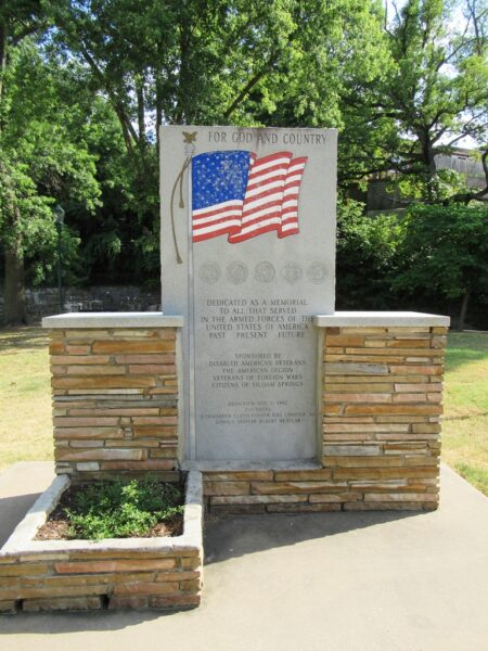 SILOAM SPRINGS ARMED FORCES VETERANS MEMORIAL