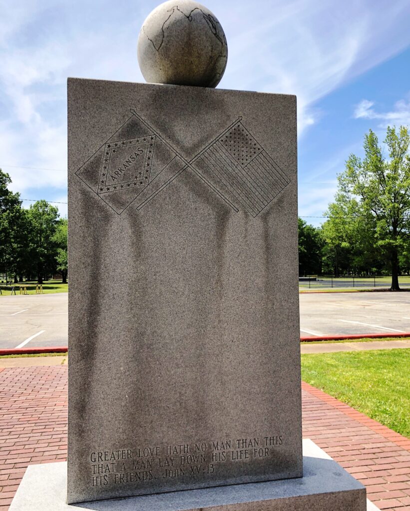NEWPORT HIGH SCHOOL WAR VETERANS MEMORIAL BACK