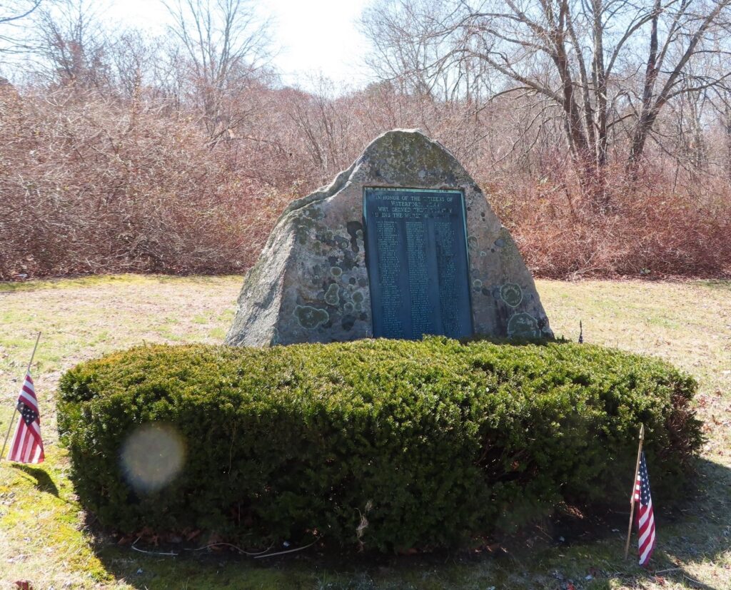 CITIZENS OF WATERFORD WORLD WAR MEMORIAL