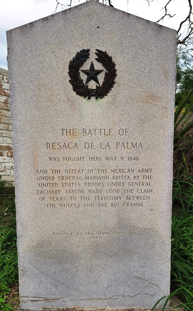 THE BATTLE OF RESACA DE LA PALMA MEMORIAL