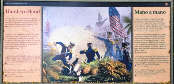 HAND-TO-HAND WAR MEMORIAL PANEL