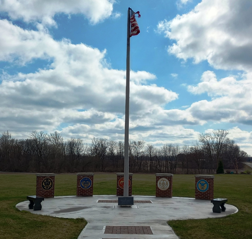 NORTH SCIPIO COMMUNITY ALL VETERANS MEMORIAL FLAGPOLE