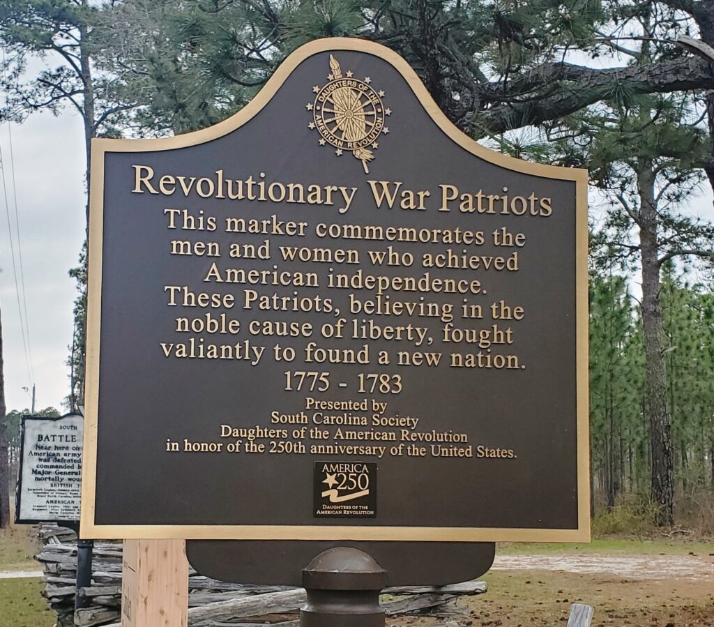 CAMDEN REVOLUTIONARY WAR PATRIOTS MEMORIAL MARKER