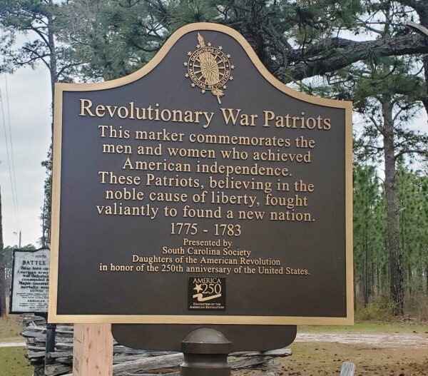 CAMDEN REVOLUTIONARY WAR PATRIOTS MEMORIAL MARKER