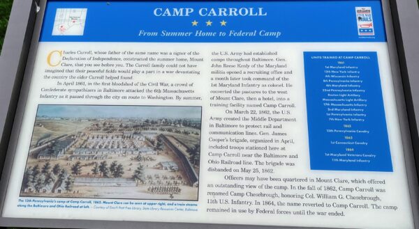 CAMP CARROLL WAR MEMORIAL PANEL