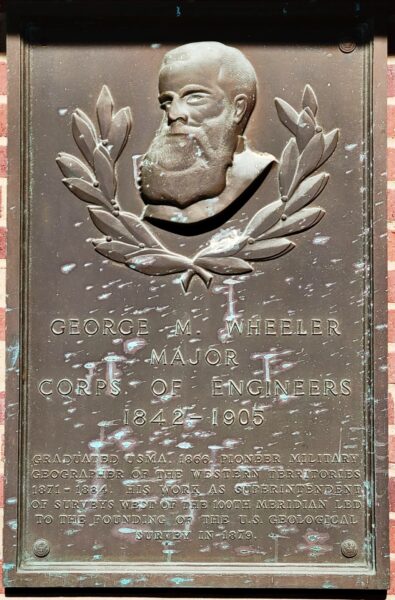 GEORGE M. WHEELER MEMORIAL PLAQUE