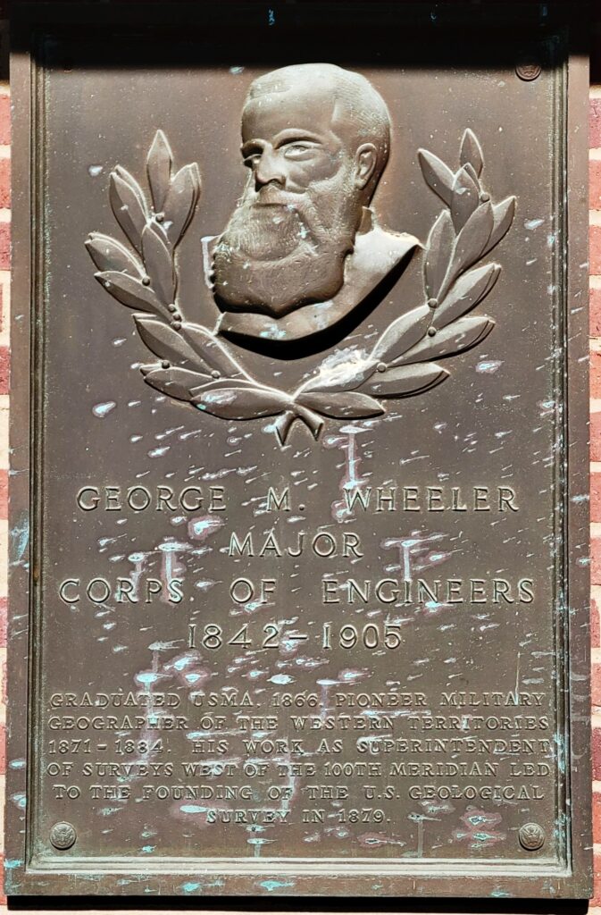 GEORGE M. WHEELER MEMORIAL PLAQUE