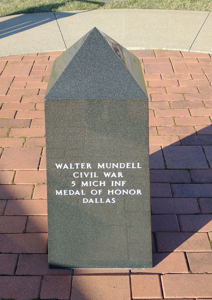 CLINTON COUNTY MEDAL OF HONOR MEMORIAL SIDE B