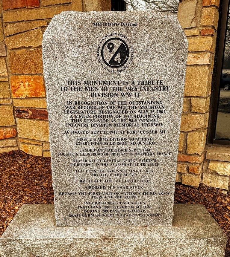 94TH INFANTRY DIVISION WWII MEMORIAL