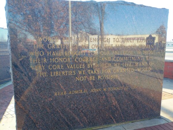 ROBERT L. COOK VETERANS MEMORIAL PLAZA AT ROSE PARK STONE B