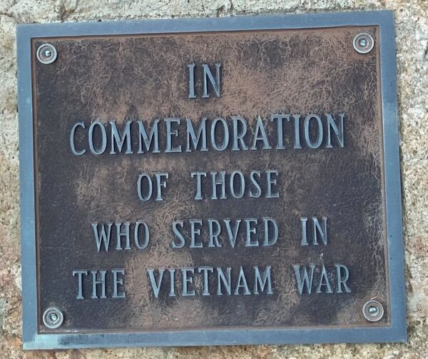 EAST CHINA VIETNAM WAR MEMORIAL PLAQUE