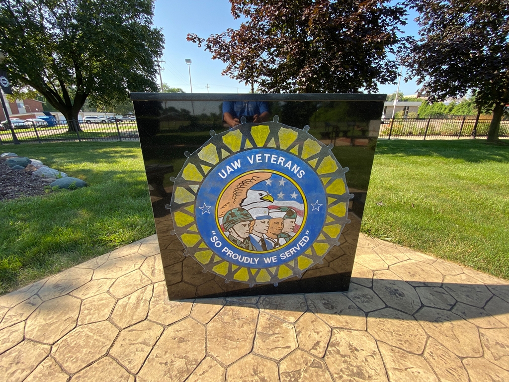 UAW VETERANS MEMORIAL BACK