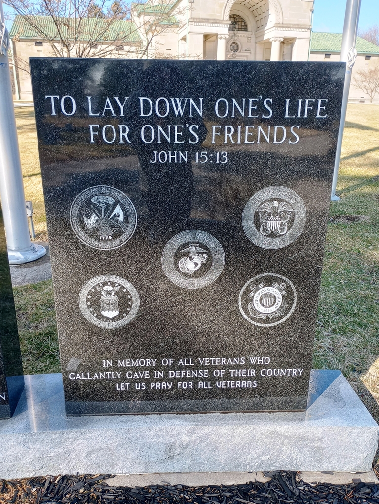 TO LAY DOWN ONE’S LIFE FOR ONE’S FRIENDS WAR MEMORIAL