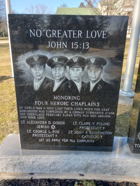 NO GREATER LOVE JOHN 15:13 WAR MEMORIAL