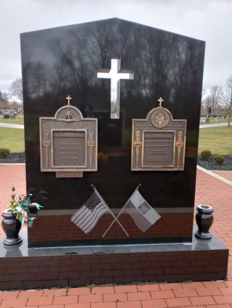 ST. CASIMIR’S CHURCH WAR MEMORIAL STONE CENTER