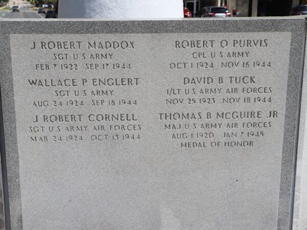 MEMORIAL TO SEBRING AREA MEN WHO DIED IN OUR COUNTRY’S SERVICE STONE D