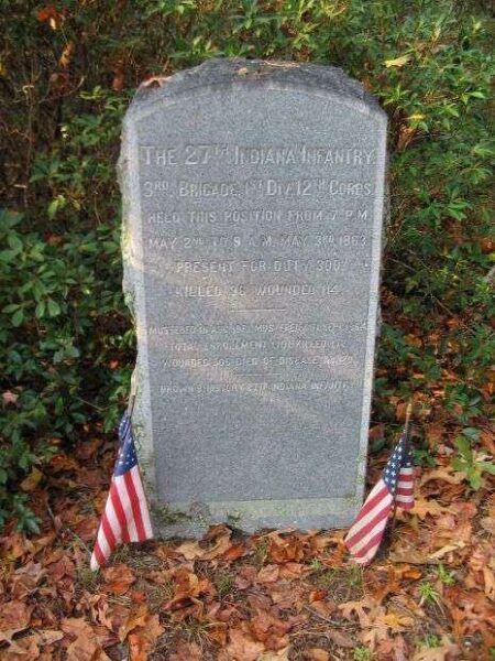 THE 27TH INDIANA INFANTRY WAR MEMORIAL
