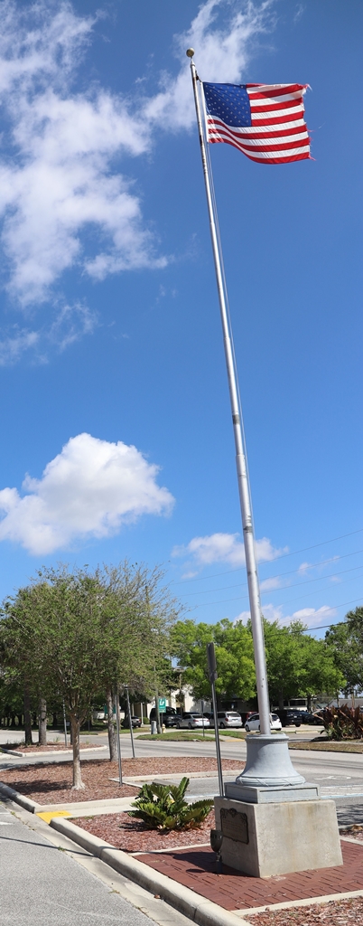 AVON PARK MEMORIAL FLAG POLE