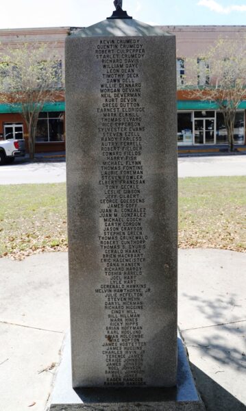 AVON PARK DESERT SHIELD DESERT STORM MEMORIAL SIDE B