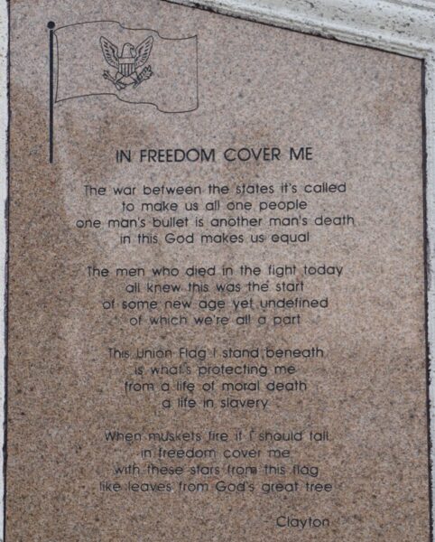 2ND REGIMENT INFANTRY, U.S. COLORED TROOPS MEMORIAL PLAQUE B