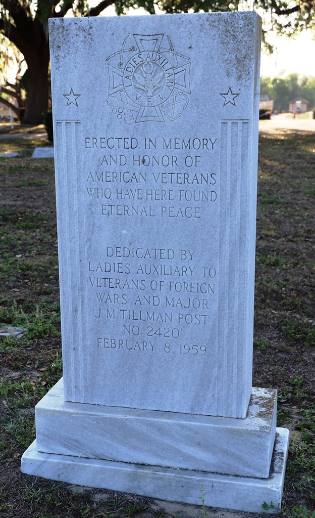 VFW POST 2420 AMERICAN VETERANS WAR MEMORIAL