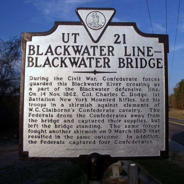 BLACKWATER LINE WAR MEMORIAL MARKER II