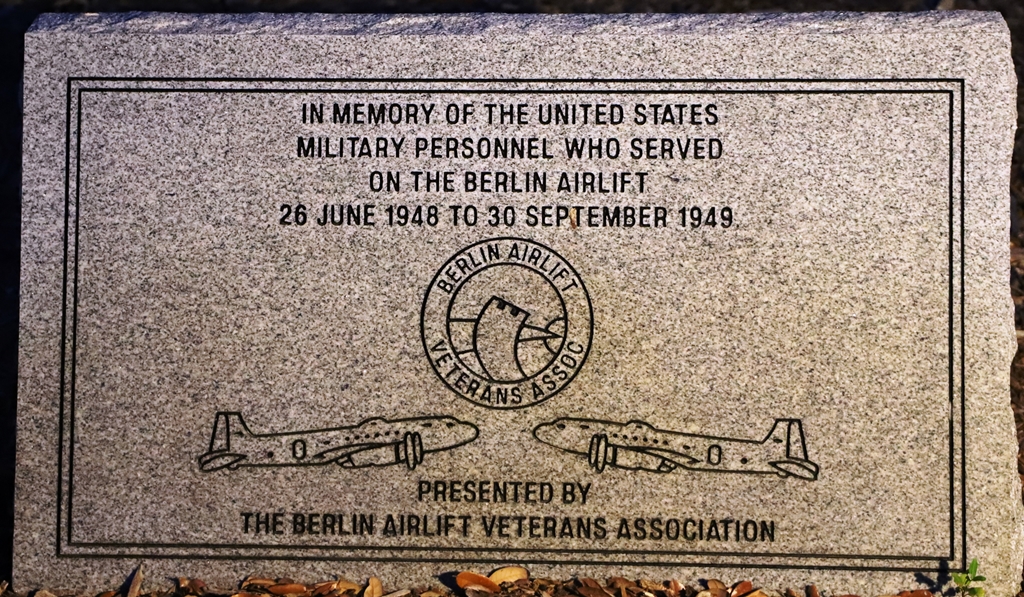 BERLIN AIRLIFT MEMORIAL STONE