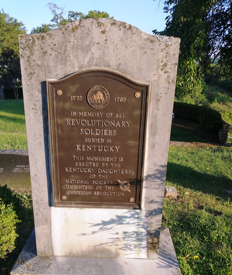 KENTUCKY REVOLUTIONARY SOLDIERS WAR MEMORIAL