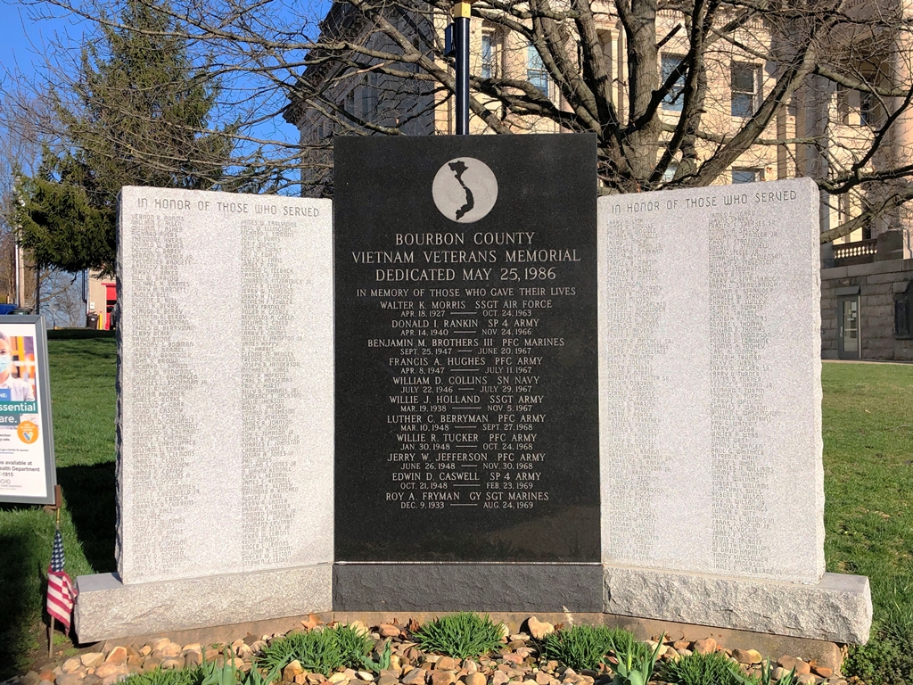 BOURBON COUNTY VIETNAM VETERANS MEMORIAL