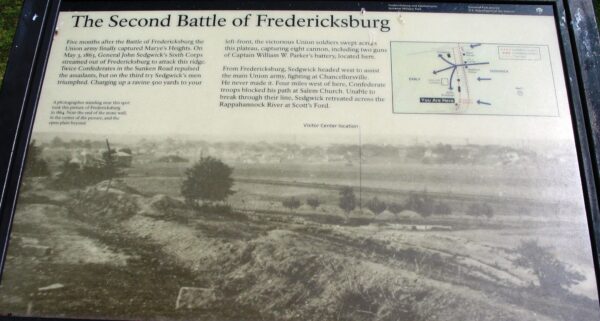 THE SECOND BATTLE OF FREDERICKSBURG MEMORIAL PANEL