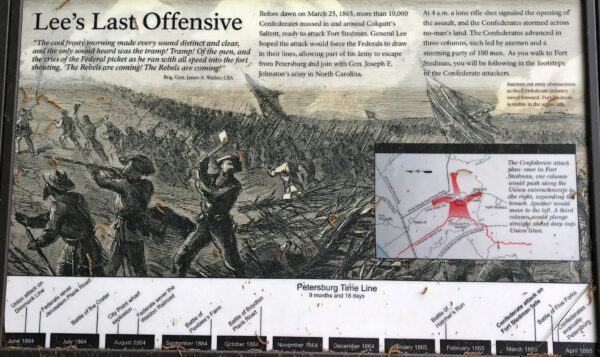 LEE’S LAST OFFENSIVE WAR MEMORIAL PANEL