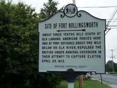 SITE OF FORT HOLLINGSWORTH MEMORIAL MARKER