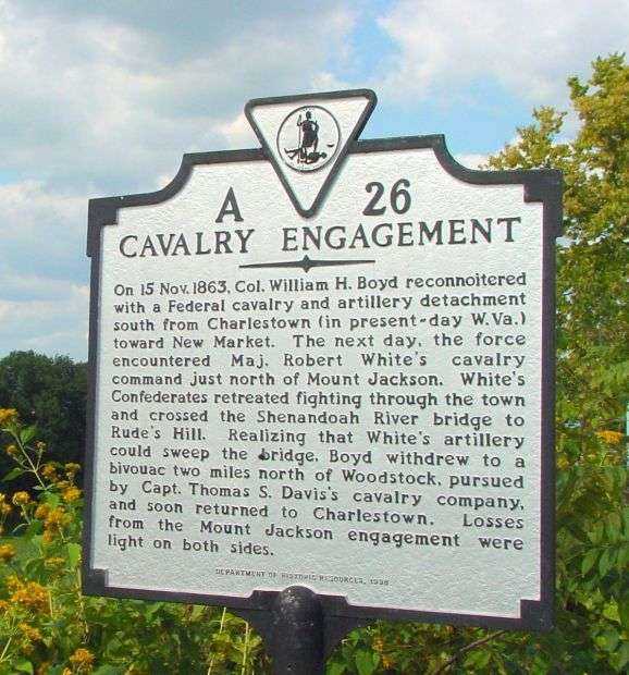 CAVALRY ENGAGEMENT WAR MEMORIAL MARKER III