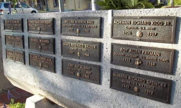 MONTROSE VIETNAM WAR MEMORIAL CLOSE-UP