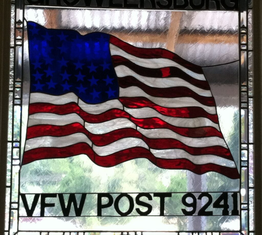 VFW POST 9241 MEMORIAL STAINGLASS