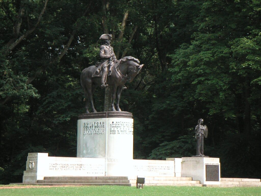 NATHANIEL GREENE REVOLUTIONARY WAR MEMORIAL