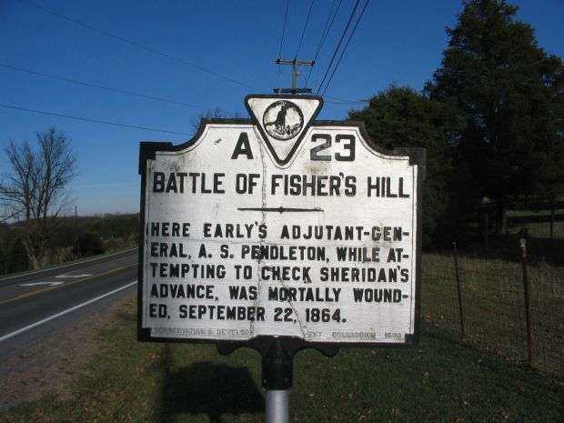 BATTLE OF FISHER’S HILL WAR MEMORIAL MARKER