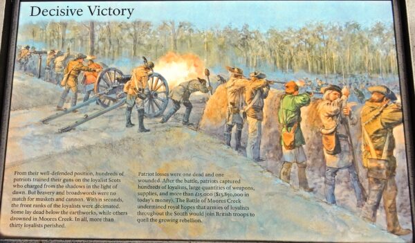 DECISIVE VICTORY REVOLUTIOINARY WAR MEMORIAL PANEL