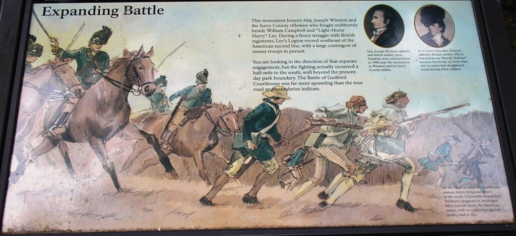 EXPANDING BATTLE REVOLUTIONARY WAR MEMORIAL PANEL