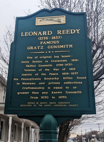 LEONARD REEDY WAR MEMORIAL MARKER
