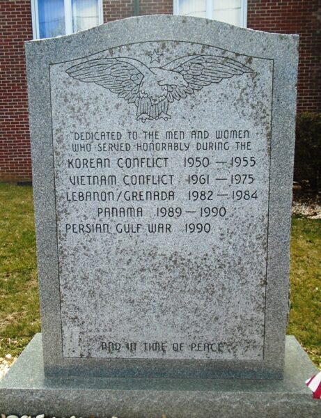 AMERICAN LEGION POST 422 WAR VETERANS MEMORIAL