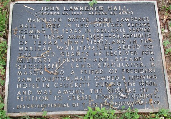 JOHN LAWRENCE HALL WAR MEMORIAL PLAQUE