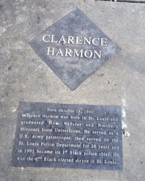 CLARENCE HARMON SIDEWALK MEMORIAL