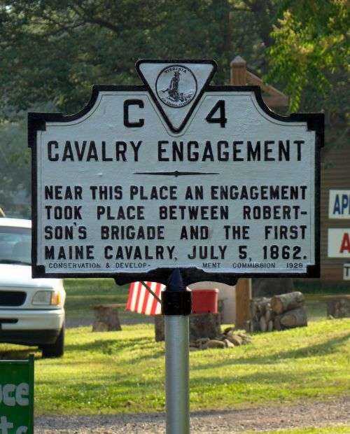 CAVALRY ENGAGEMENT WAR MEMORIAL MARKER II