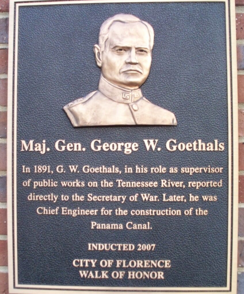 MAJ. GEN. GEORGE W. GOETHALS WAR MEMORIAL PLAQUE