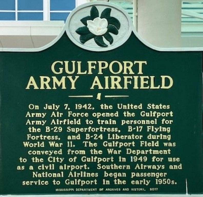 GULFPORT ARMY AIRFIELD WAR MEMORIAL MARKER