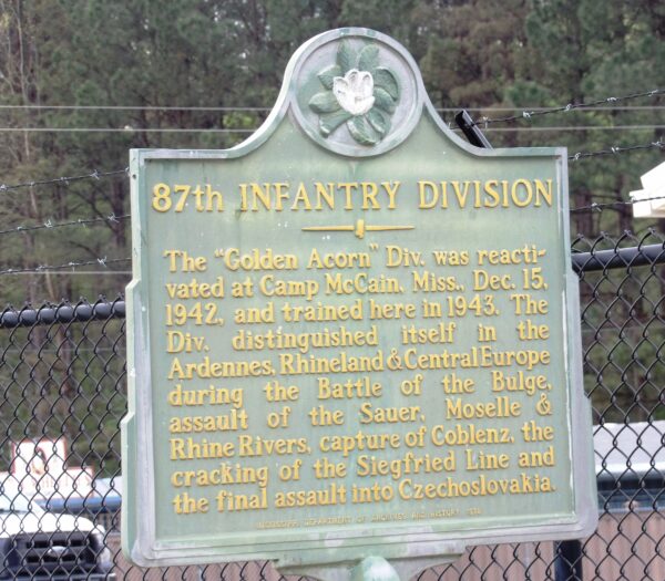 87TH INFANTRY DIVISION WAR MEMORIAL MARKER