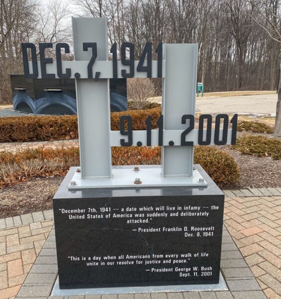 SHELBY TOWNSHIP DEC. 7, 1941 AND 9.11.2001 WAR MEMORIAL