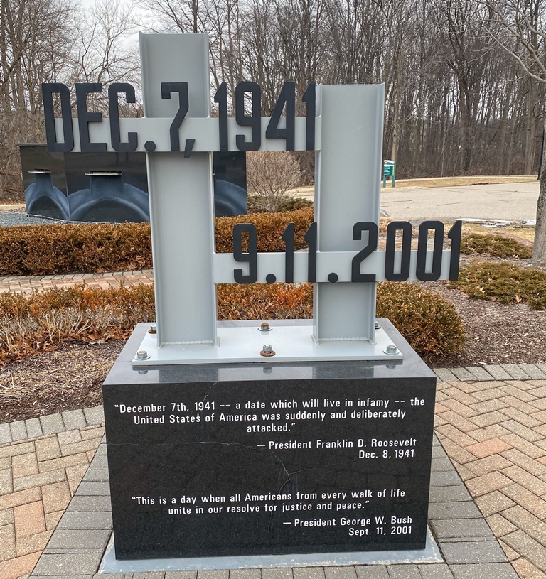 SHELBY TOWNSHIP DEC. 7, 1941 AND 9.11.2001 WAR MEMORIAL
