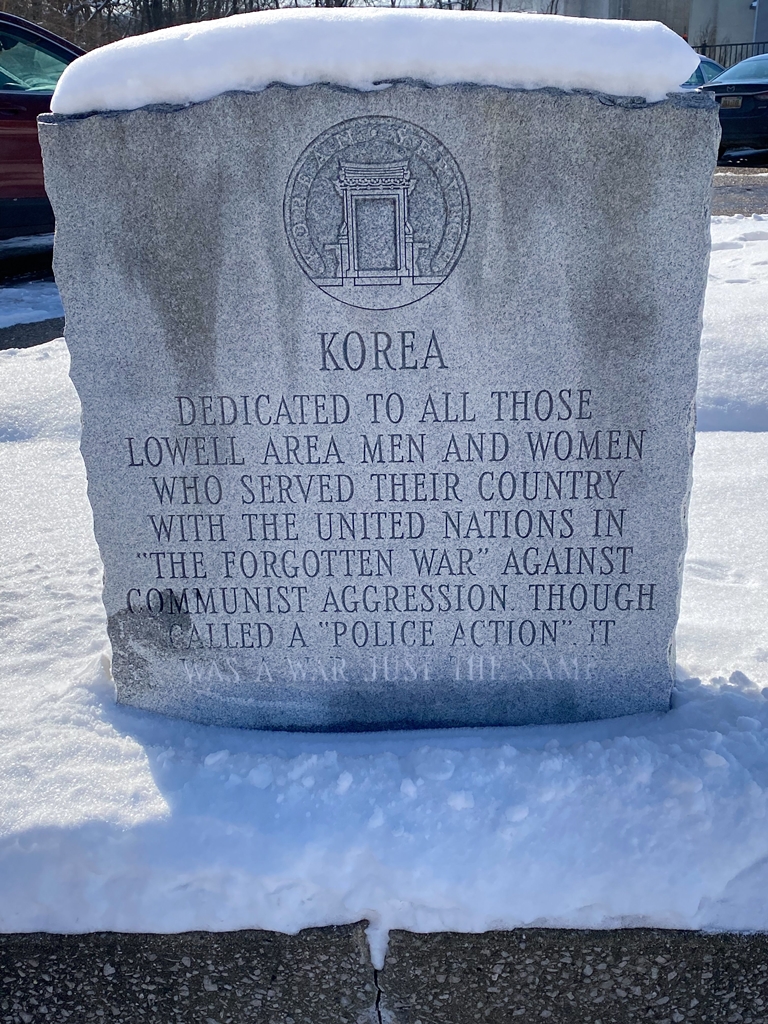LOWELL AREA KOREA WAR MEMORIAL